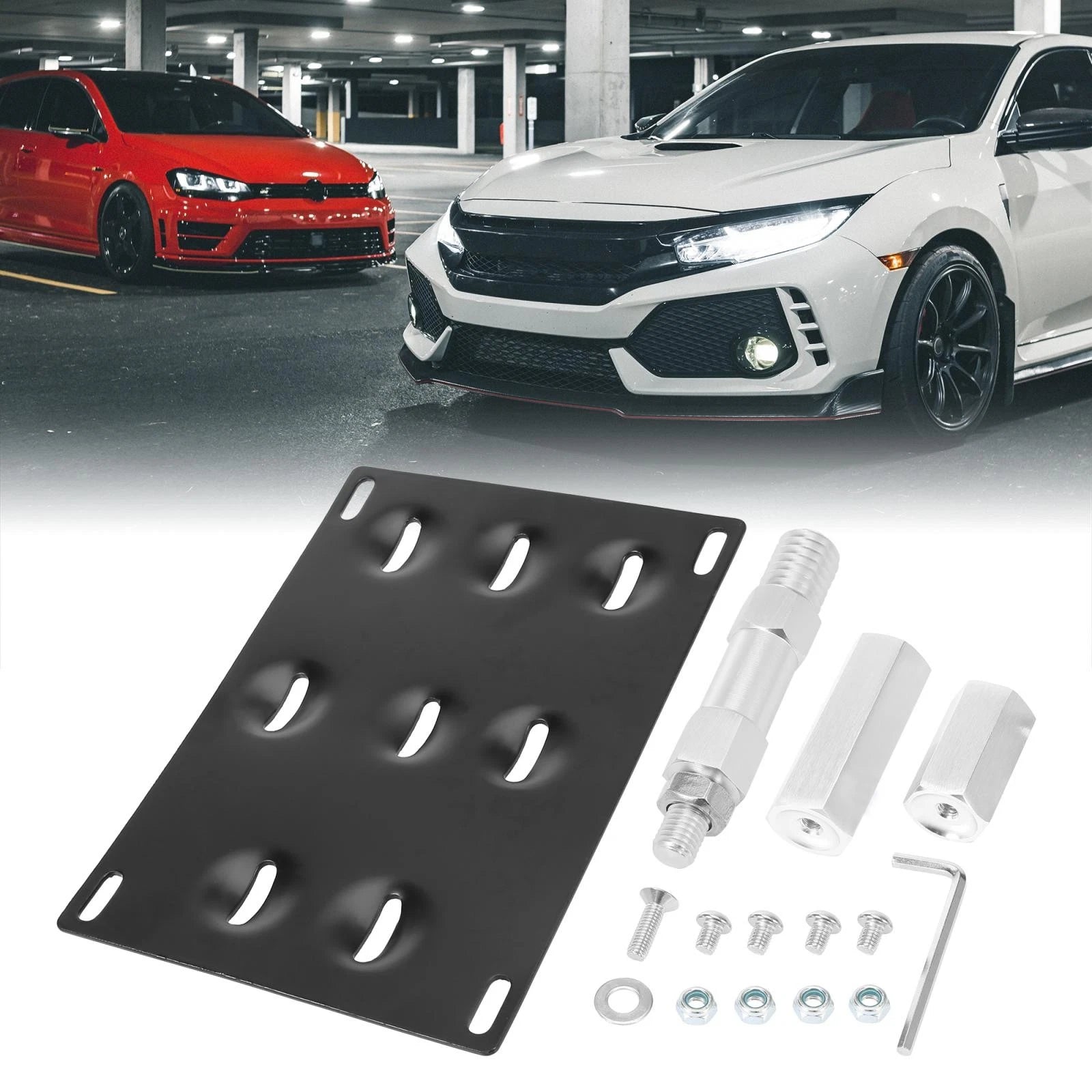 Tow Hook License Plate Bracket for BMW F30 F32 F10 (2012–2019)