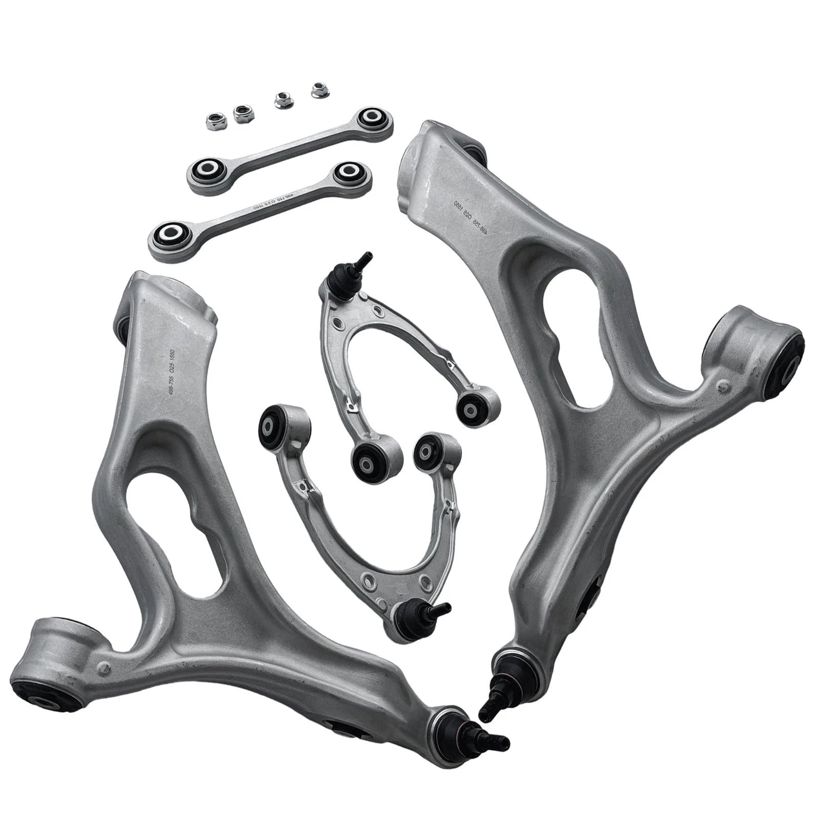 6PCS Control Arms w/ Ball Joints & Stabilizer Bar Link for Audi Q7 (2011–2015)