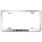 Stainless Steel Wide Body License Plate Frame - Officially Licensed for Honda