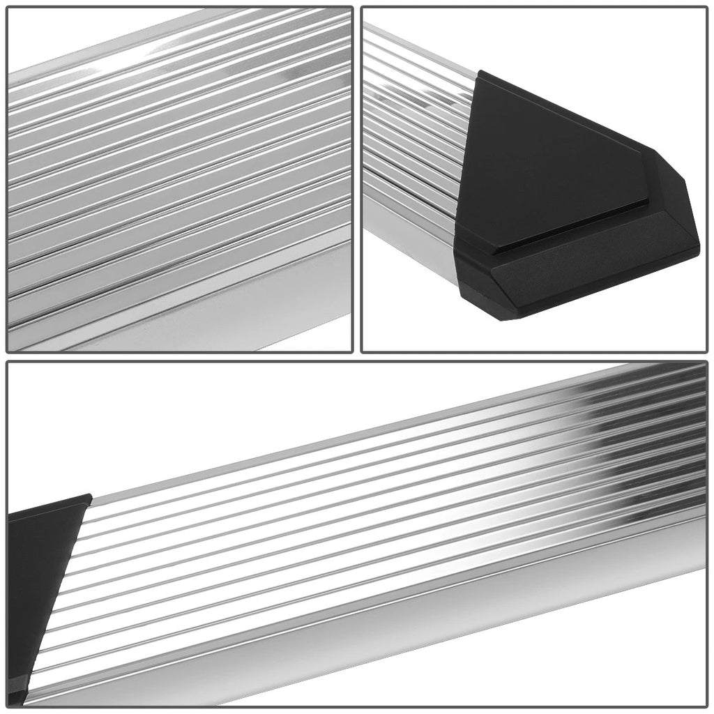 Set of 2 Polished Pleated Step Bar Running Boards for Ram 1500 (2019–2022)