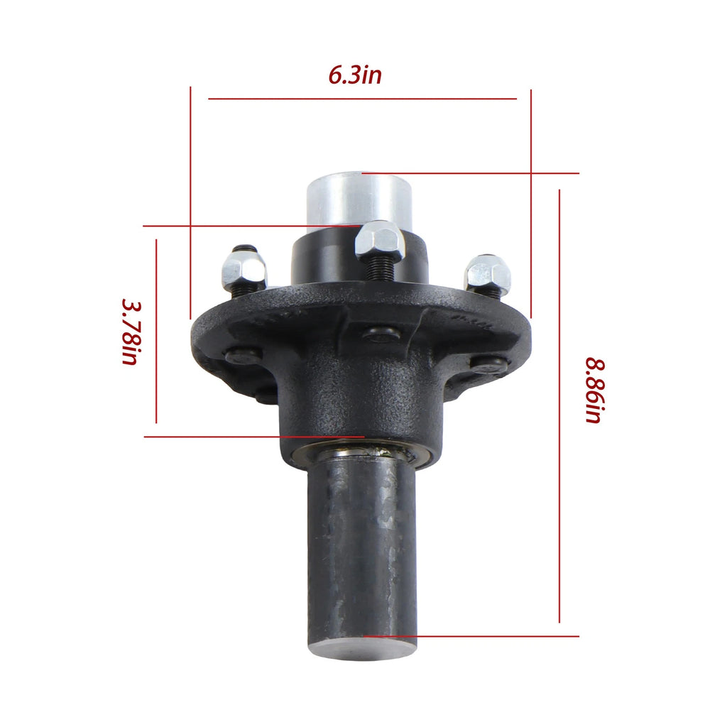 Trailer Hub Kit for 5 on 4.75" Spindle (Pre-Assembled)