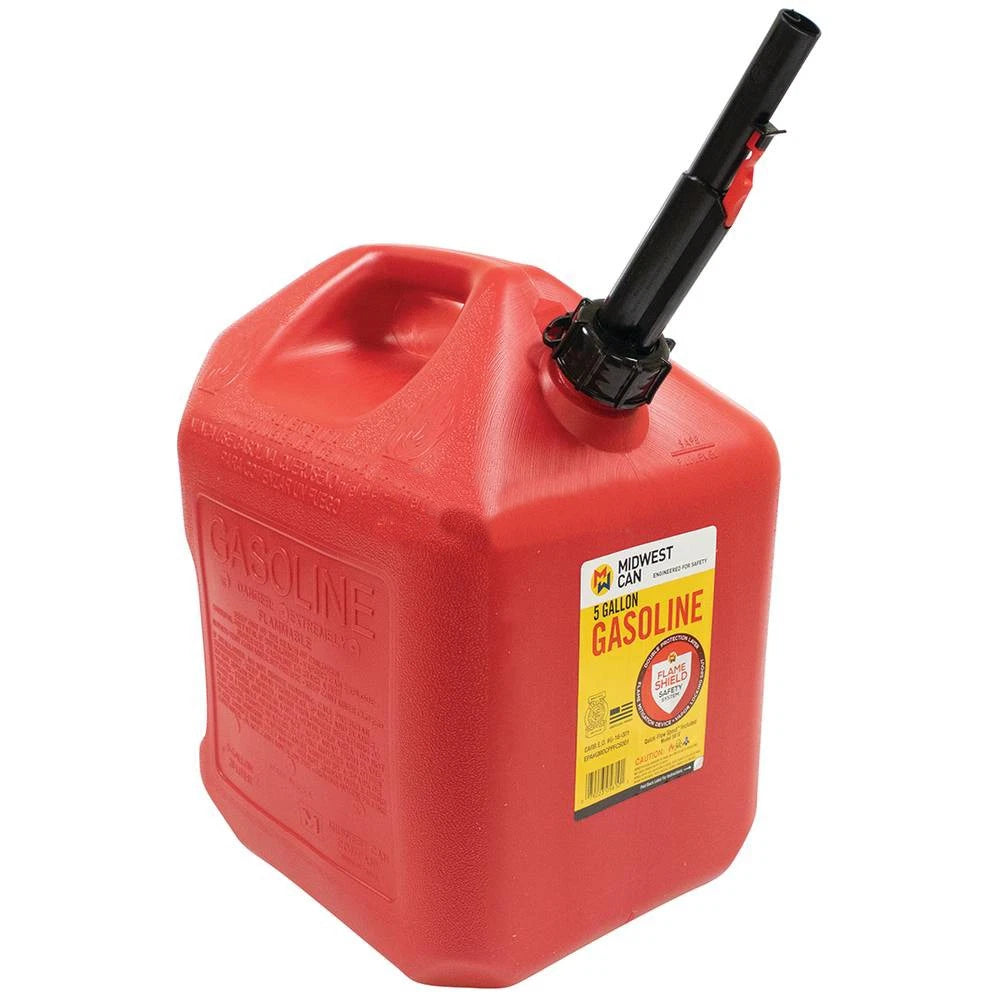 5 Gallon Plastic Gasoline Fuel Can - 765-514
