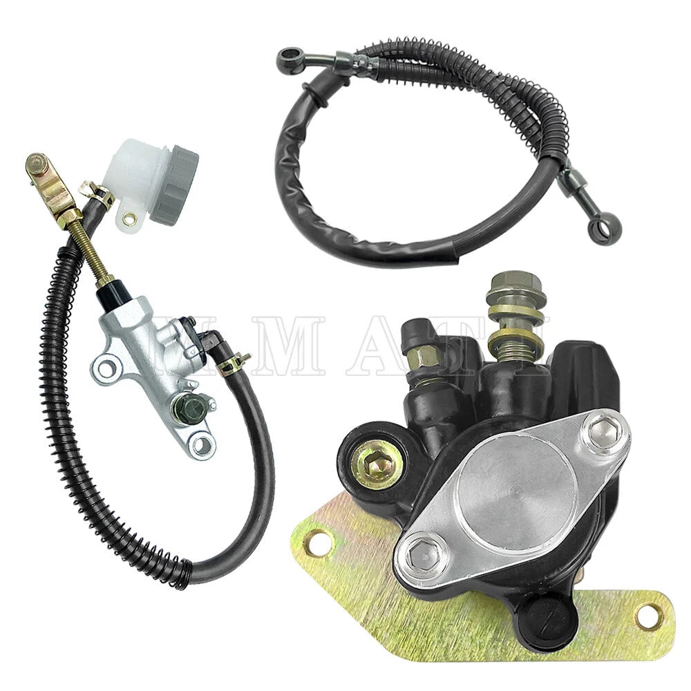Rear Brake Caliper Master Cylinder & Hose for Yamaha Warrior 350 (1987–2004)