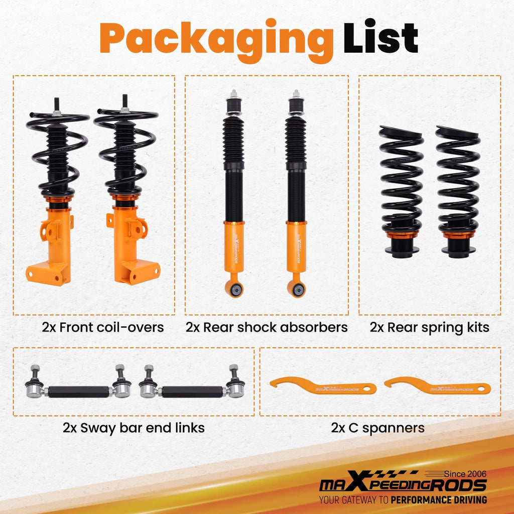Coilover Shock Absorber for Benz W203 C230 C350 & CLK W209 (2001-2009)