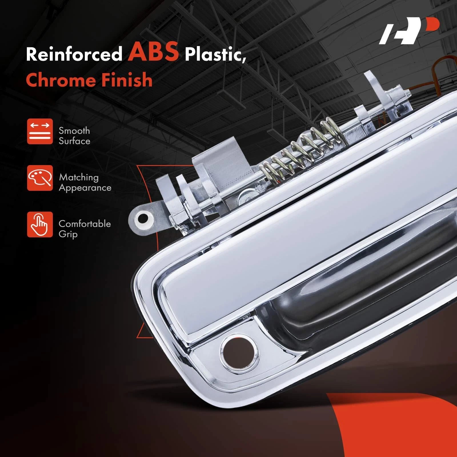 Front Right Chrome Exterior Door Handle for Toyota Tacoma (1995–2004)