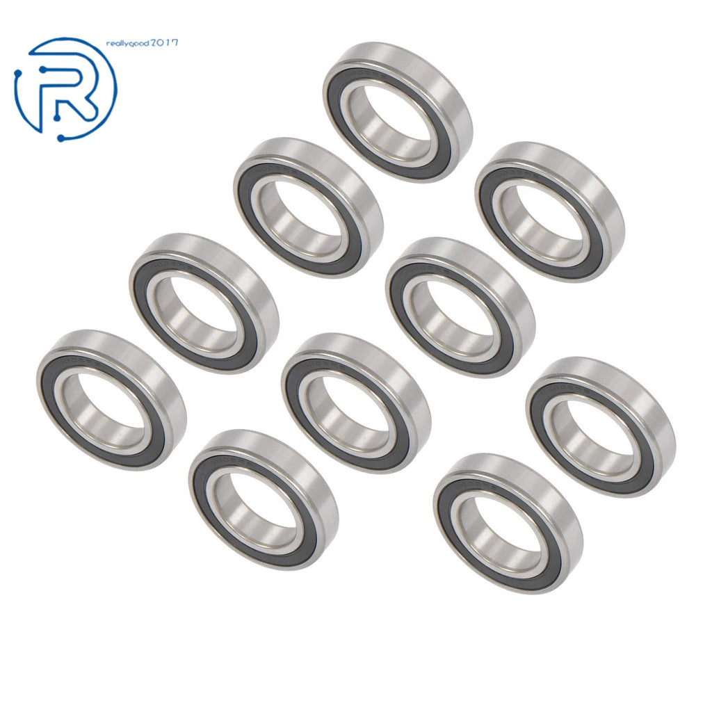2X Rubber Sealed Deep Groove Ball Bearing 6008-2RS 40mm ID 68mm OD