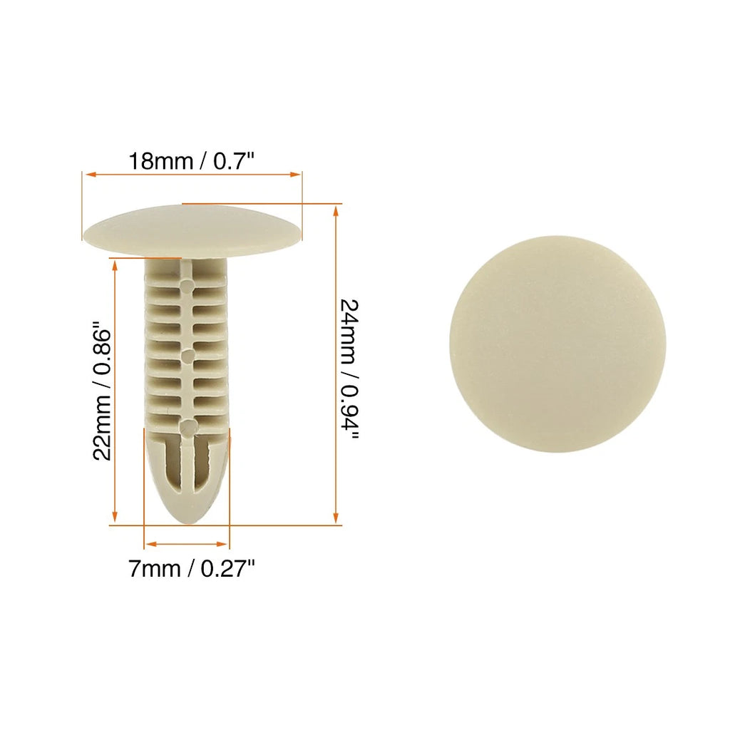 40pcs Plastic Bolt Rivets Fastener Clips for Toyota 