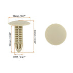 40pcs Plastic Bolt Rivets Fastener Clips for Toyota 