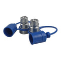 Set of 2 Hydraulic Male Quick Connect Couplings 1/2 inch NPT for Farm Use