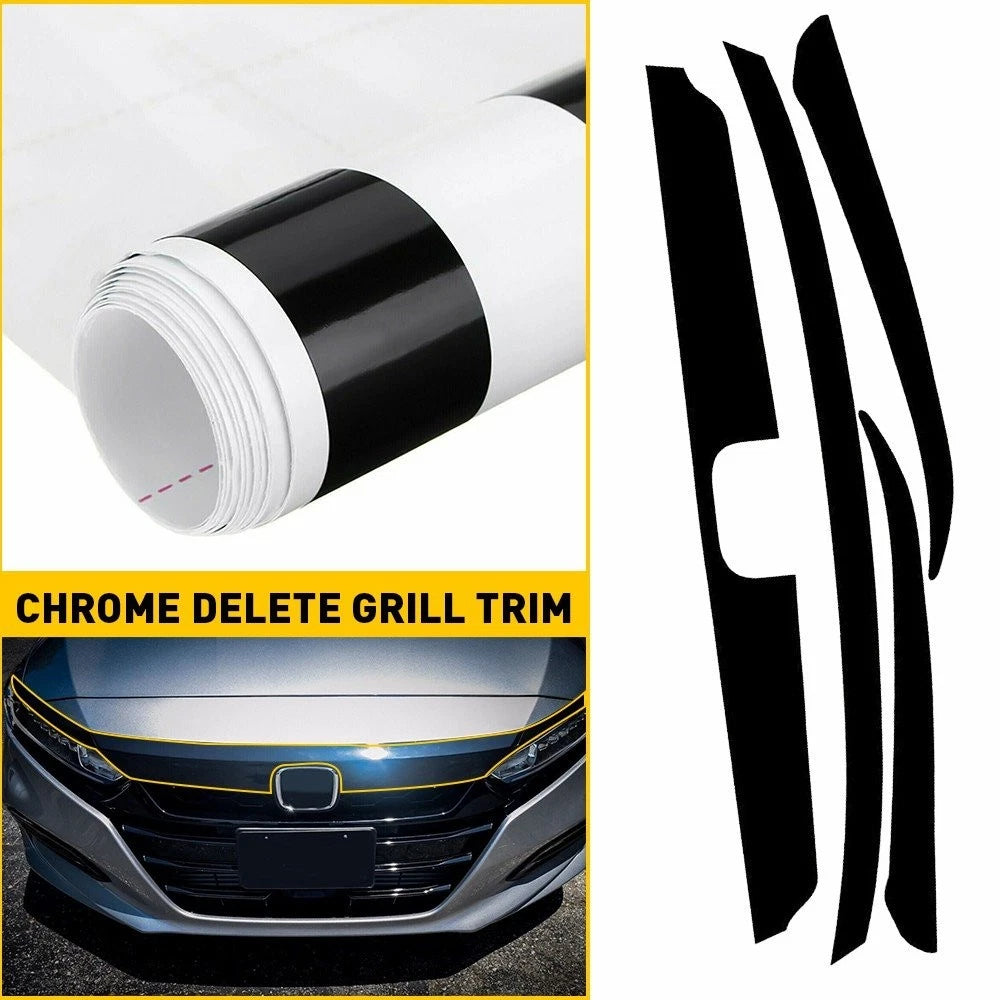 Front Grille Blackout Vinyl Trim for Honda Accord (2018–2020)