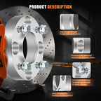 2X Wheel Spacers for Honda Suzuki King Quad Yamaha Big Bear Kawasaki Bayou