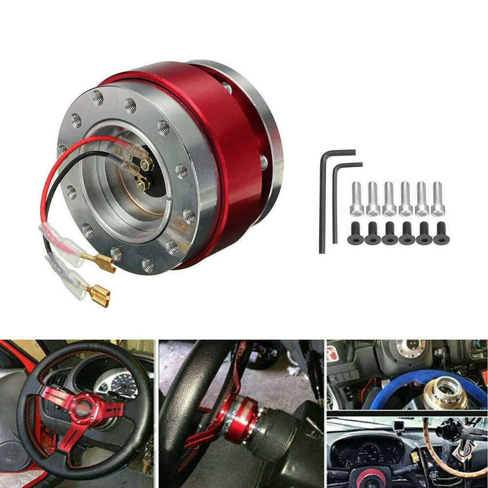 Steering Wheel Quick Release Hub Adapter for Universal Vehicles