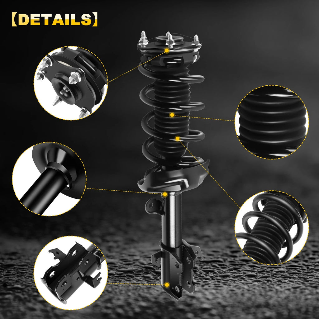 Set of 2 Front Complete Struts for Acura RDX (2007–2012)