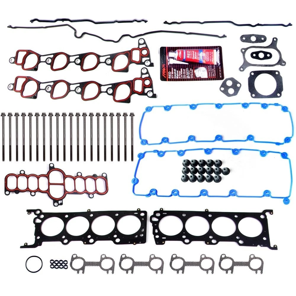 Set of 10 Head Gasket Bolts for Ford E150 E250 E350 F150 5.4L (1997–1999)