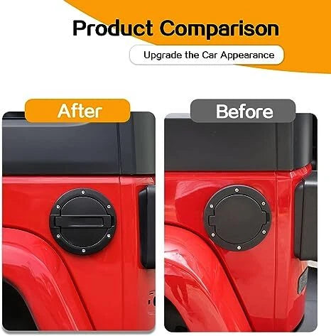 Fuel Filler Door Cover for Jeep Wrangler JK (2007–2017)