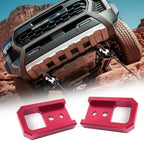 2X Front Tow Hooks for Tacoma 2024-2026, 4Runner 2025-2026, Red