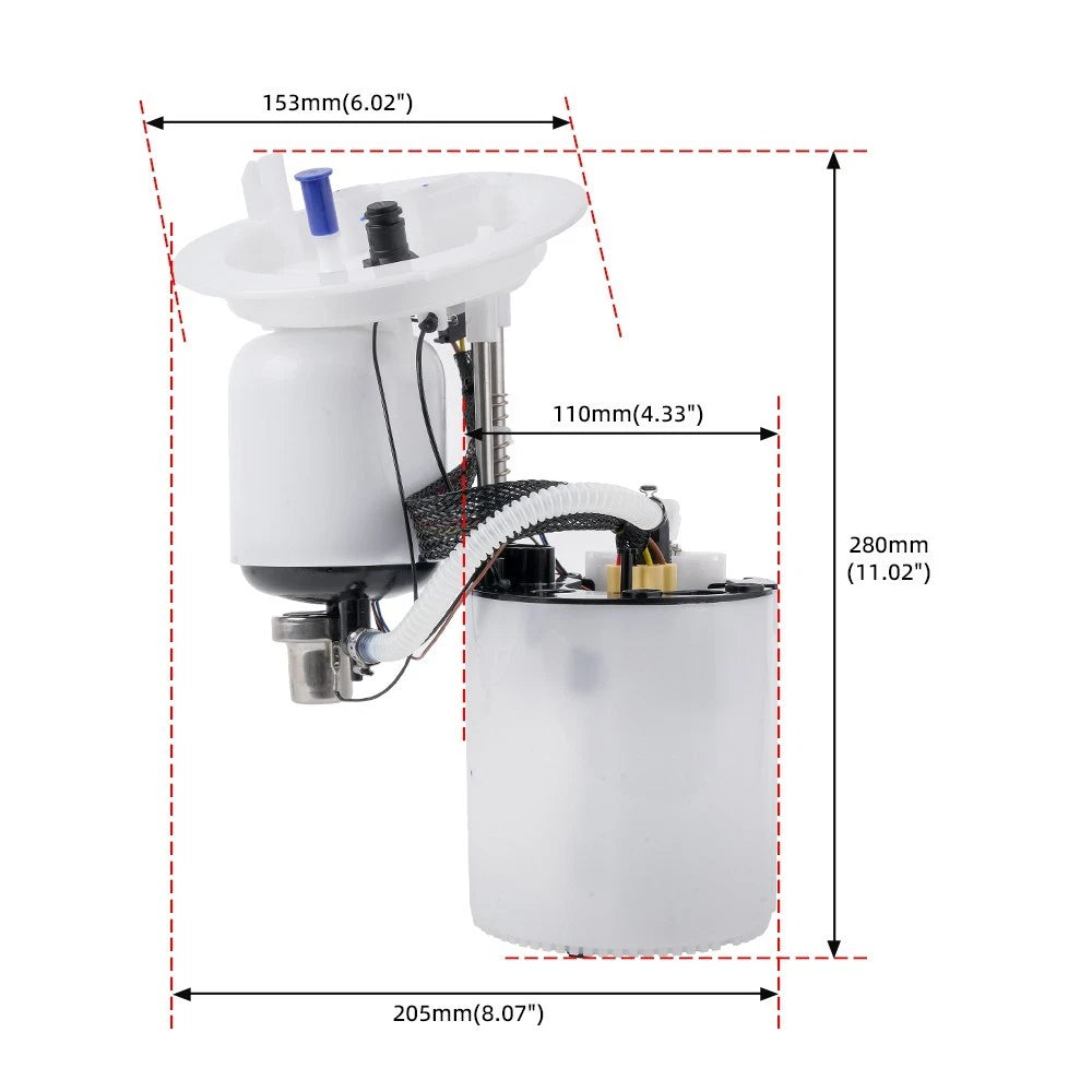 Fuel Pump Module Assembly for Audi A4 A5 Quattro (2014–2016) 1.8L 2.0L 3.0L