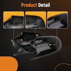 Set of 2 Side Mirror Cover Caps for BMW E92 E93 E81 E82 (2010-2013) Black