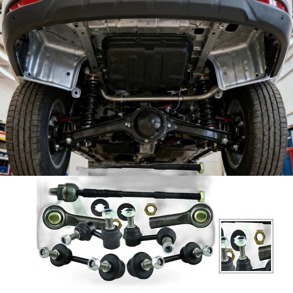 Inner Outer Tie Rod End Sway Bar Link Kit for Nissan X-Trail T30 (2001–2007)
