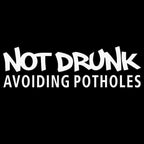 Silver KK Vinyl Not Drunk for Window Safety Warning Stickers (2-Pack)