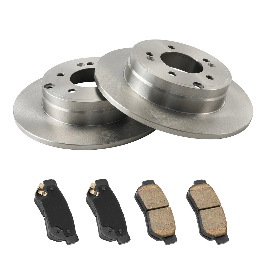 Rear Brakes Kit for 2006–2008 Hyundai Sonata 3.3L V6 Ceramic Pads Rotors
