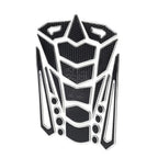 Silver Motorcycle Oil Fuel Tank Pad Cover Guard Protector Decal Sticker