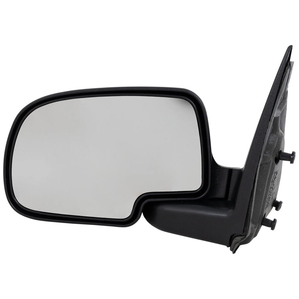 Left Manual Glass Mirror for 2000-06 Chevy Suburban 1500 GMC Yukon XL 1500