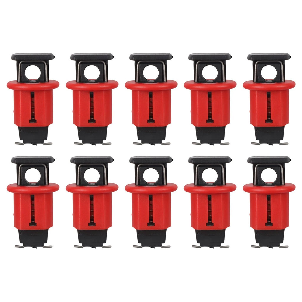 Pack of 10 Electrical Lockout Devices for Miniature Circuit Protection