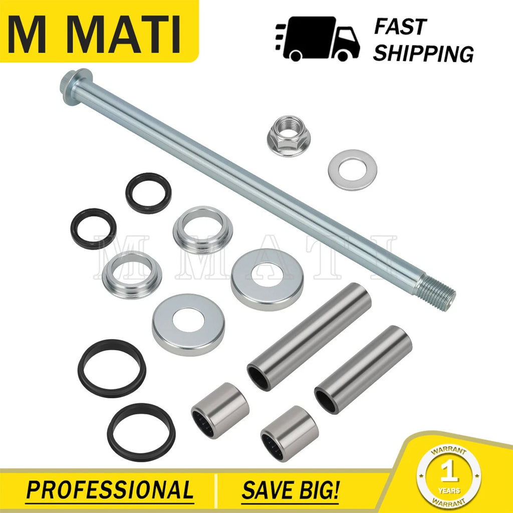 Swingarm Sleeve Seals Bearing Kit & Pivot Bolt for Honda TRX400EX TRX400X (1999–2014)