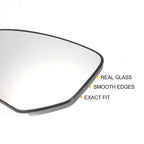 Left Side Heated White Mirror Glass for Honda Civic (2012–2017)