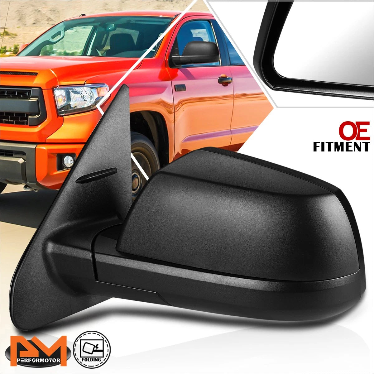 Driver Left Side View Door Mirror Replacement for Tundra (2014–2015)