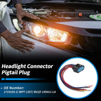 14-Pin Headlight Connector Pigtail Plug for Ford Focus (2012–2018) No.1719105-2