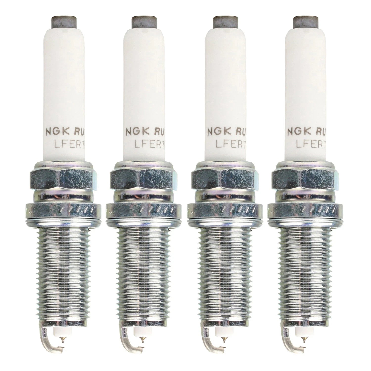 Set of 4 NGK Ruthenium HX Spark Plugs for Audi A3 A4 A6 Q5 Q7 (2000–2023)