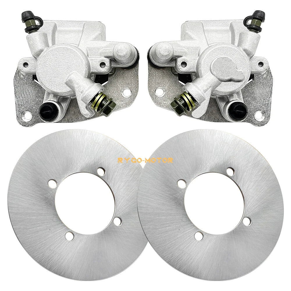 Front Brake Calipers & Disc Rotors for Suzuki King Quad 400 (2003–2008)