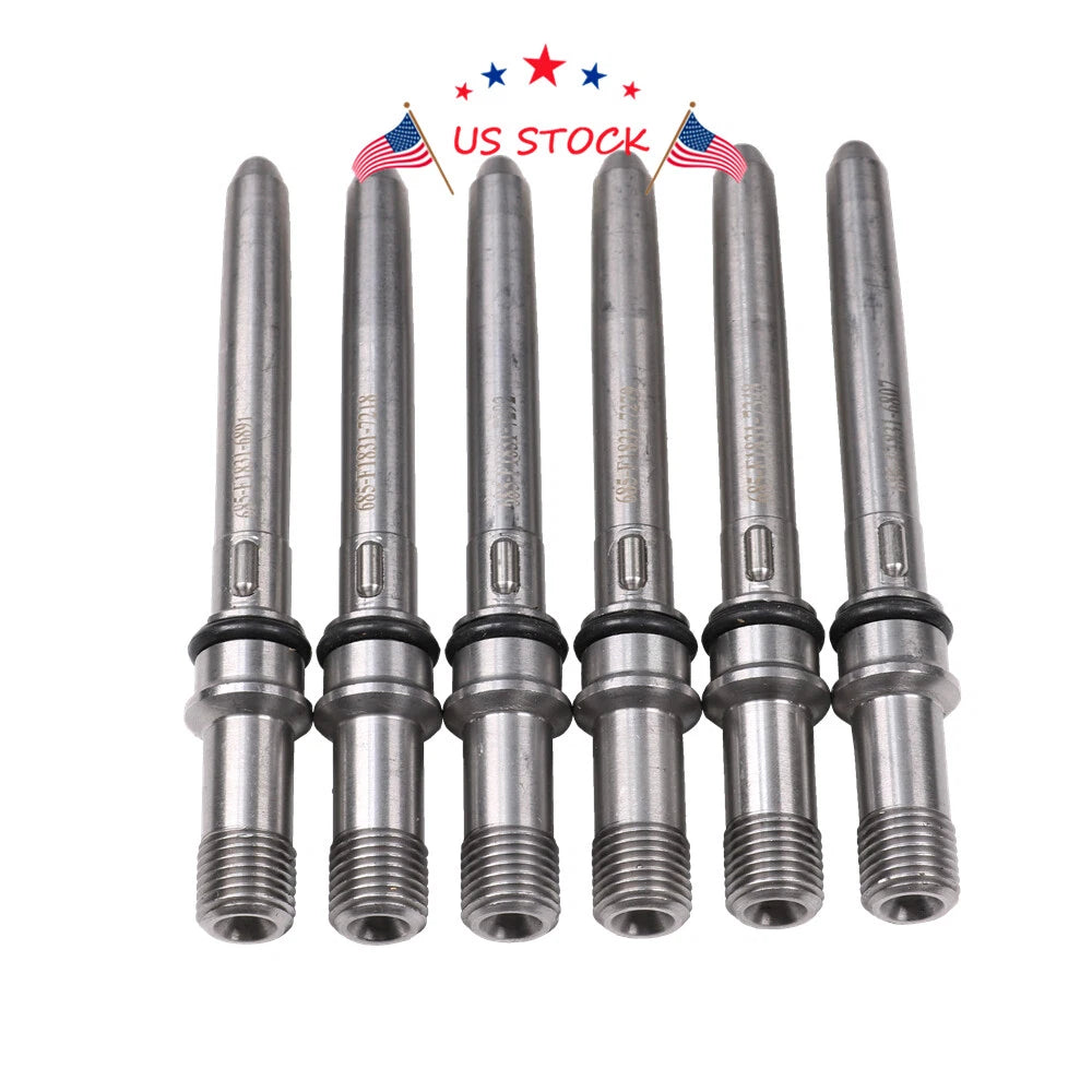 Set of 6 Injector Connector Tubes for Dodge Cummins Diesel (5.9L, 6.7L)