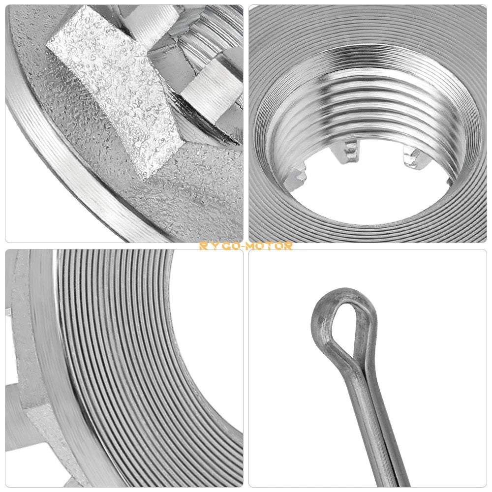 Front Axle Castle Nut for Honda FL400R TRX250 (1995–2004)