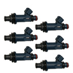 Set of 6 Fuel Injectors for Toyota Camry Solara Sienna Lexus ES300 RX300 (1998–2001)