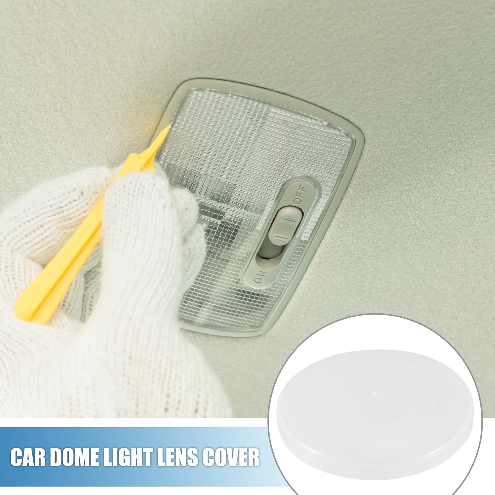Dome Light Lens for Ford Crown Victoria (1998–2011) White