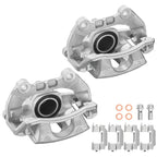 Set of 2 Rear Brake Calipers w/ Bracket for Chevy Trailblazer GMC Envoy (2002–2009)