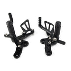 Rearset Foot Pegs for Suzuki Hayabusa GSX1300R (1999-2008) Black