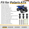 Rear Upper A-Arm Bushing Kit for Polaris Hawkeye 325 400 Sportsman MV7 ETX 500