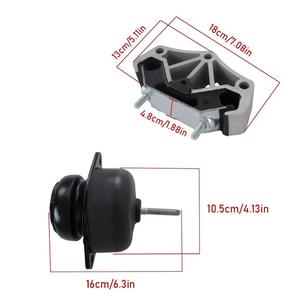 3Pcs Motor & Transmission Mount Kit for Ford Mustang (2011–2018)