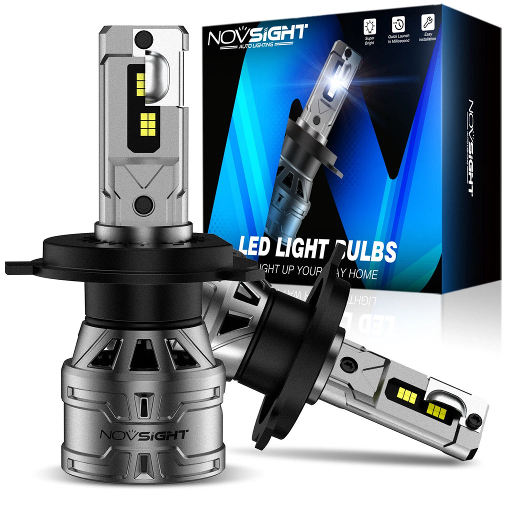 H4 LED Headlight Bulbs Conversion Kit for 13000LM 60W