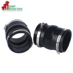 2X Exhaust Hose Coupler Bellow for OMC Cobra, Volvo Penta (3852741, 3863450, 18-2780)
