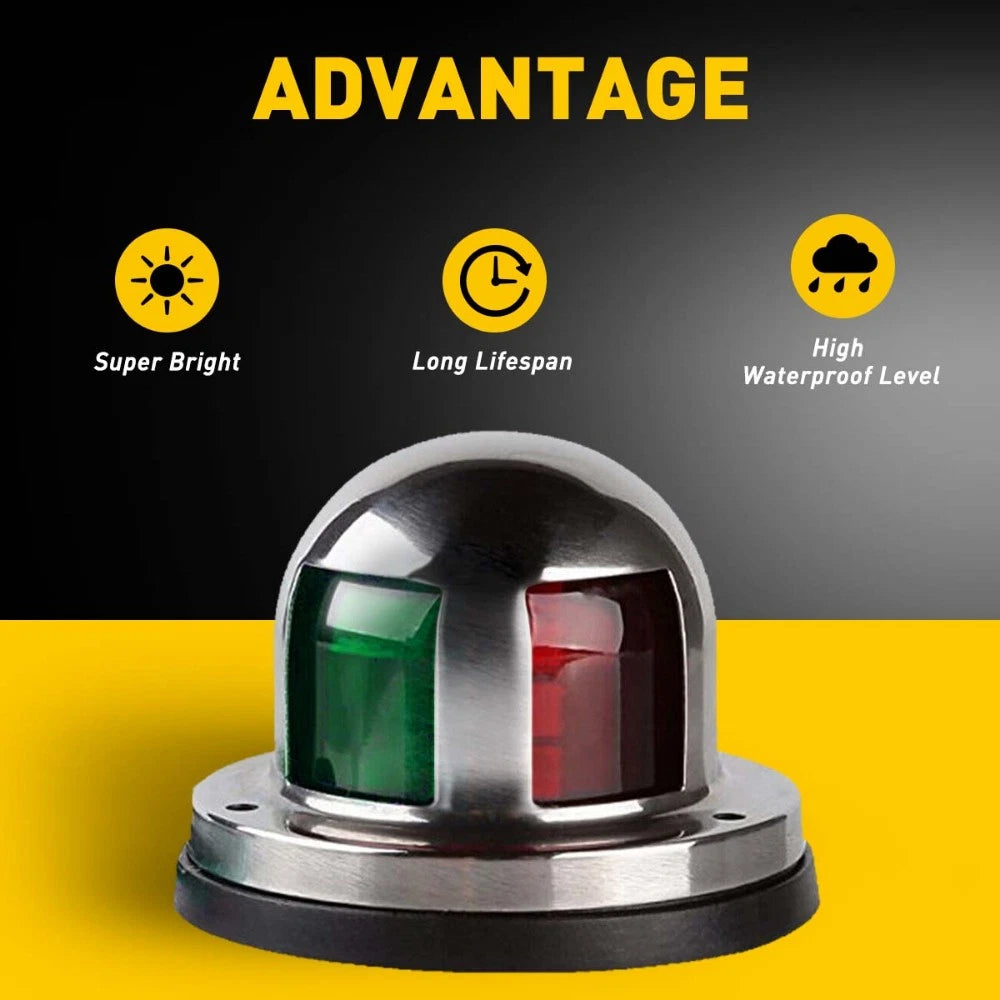 2X 16-LED Navigation Lights for Boat Pontoon (Marine)