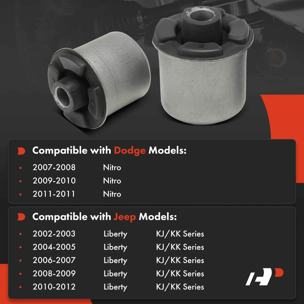 2X Front Lower Control Arm Bushing for Jeep Liberty (2002-2012)