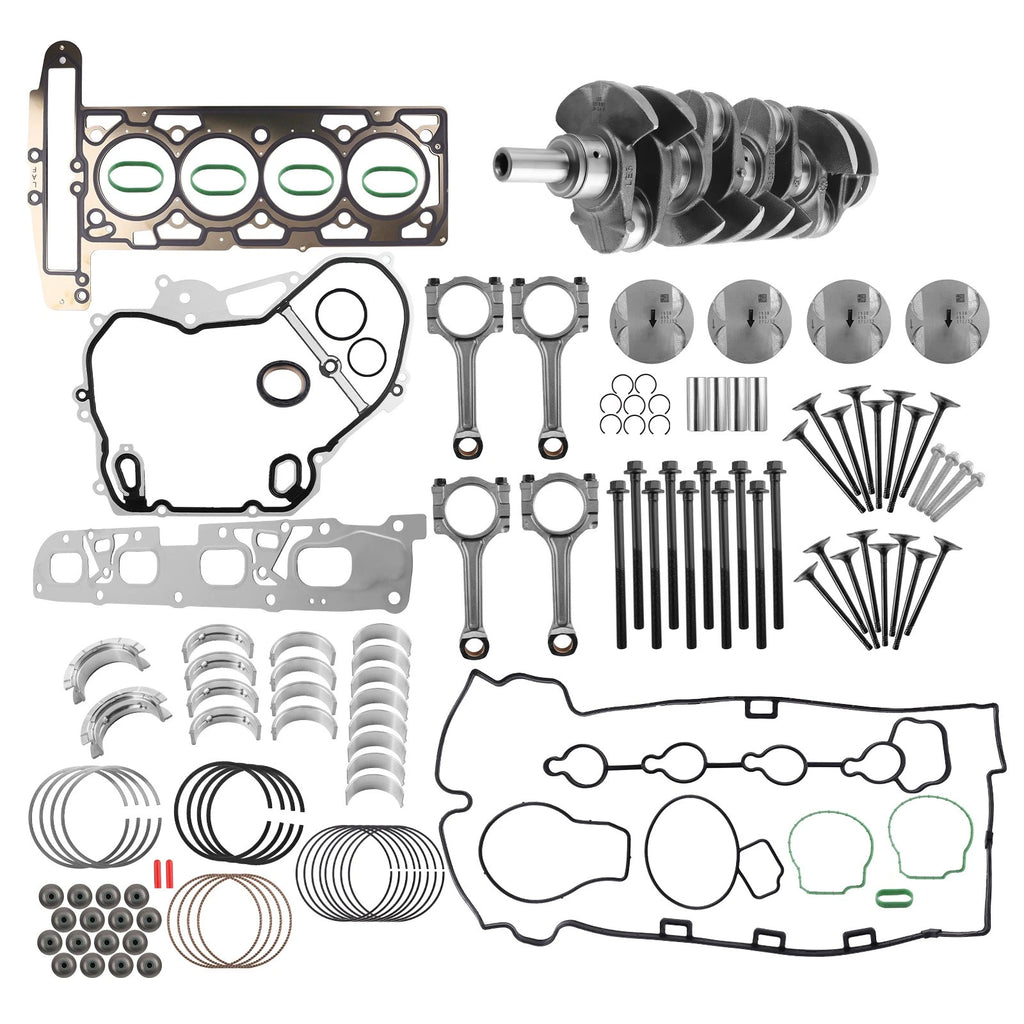 Engine Overhaul Kit with Crankshaft Bearings for Chevy Captiva Sport (2012–2015) 2.4L