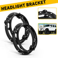 2X LED Headlight Mounting Bracket Ring for Jeep (YYYY–YYYY)