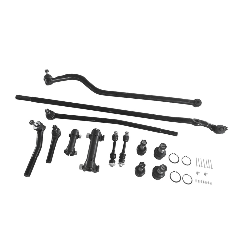 13pcs Front Drag Link Ball Joint Kit for Dodge Ram 2500 3500 (1998–1999)