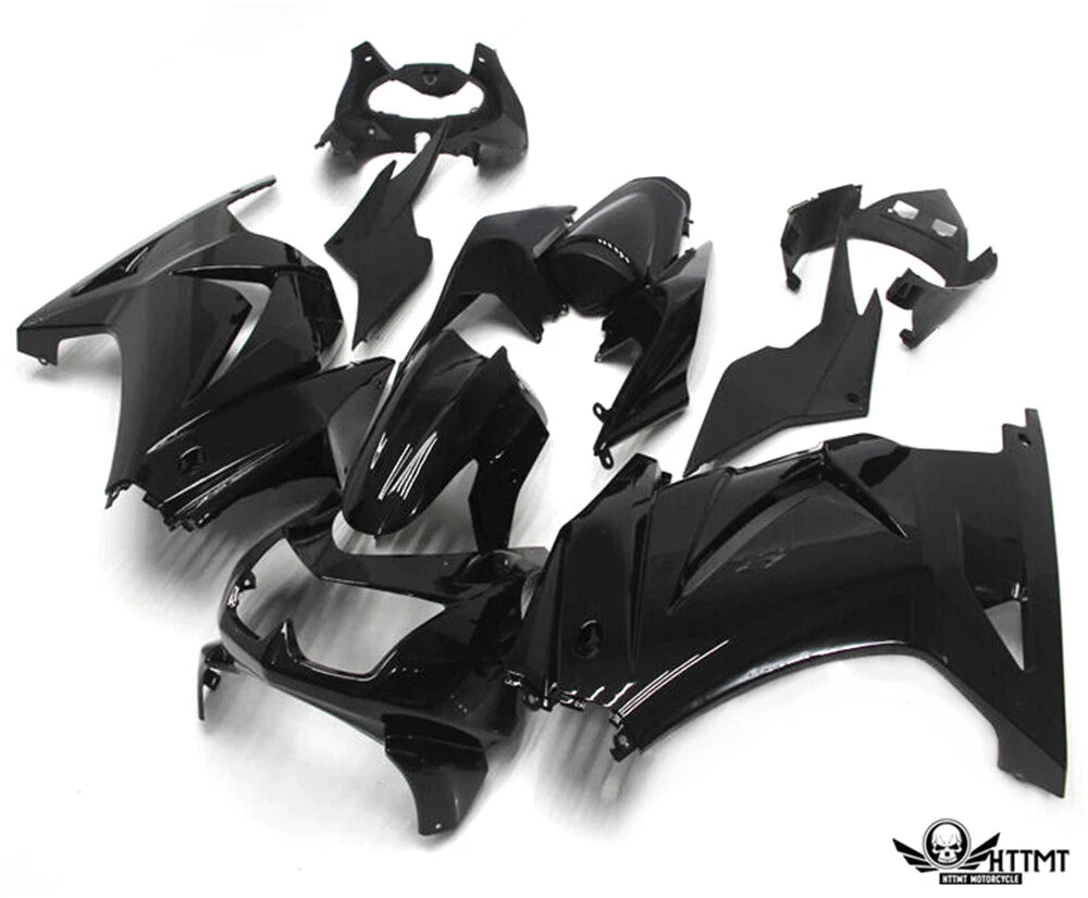 Plastic Glossy Black Fairing for Kawasaki EX250 250R (2008–2012) t03